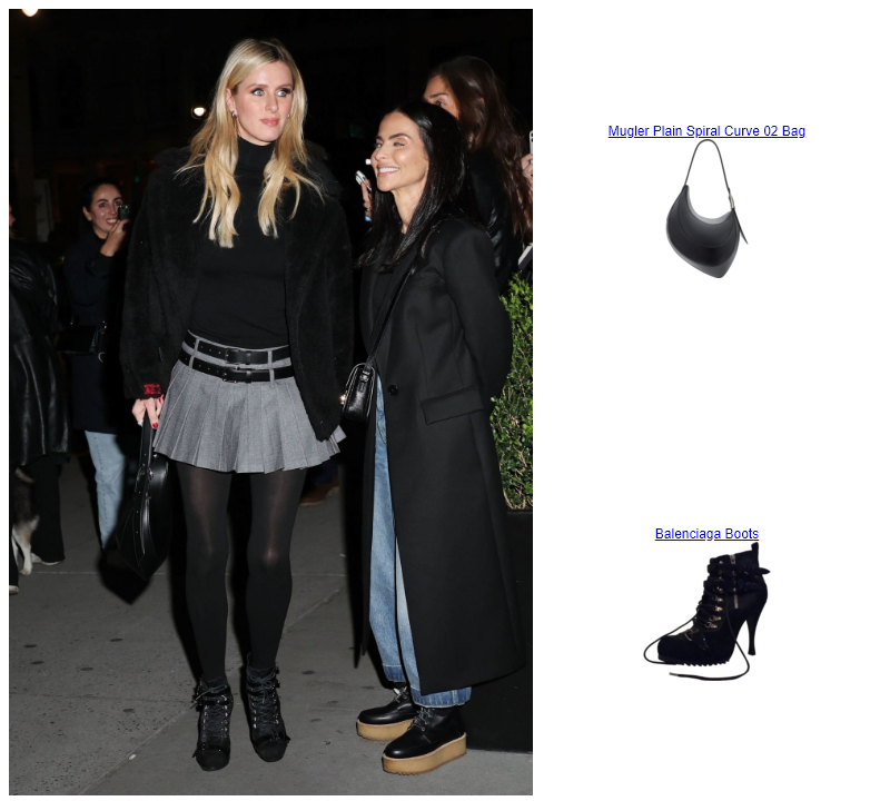 Nicky Hilton Rothchild New York City  Balenciaga Boots